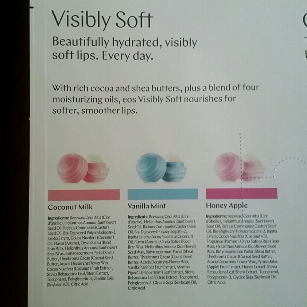 SOLD EOS lip balm 6 pack - Picture 3 of 5